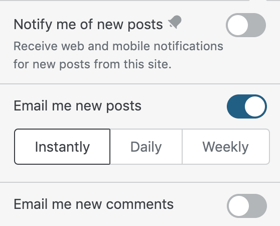 Are you receiving any notifications?